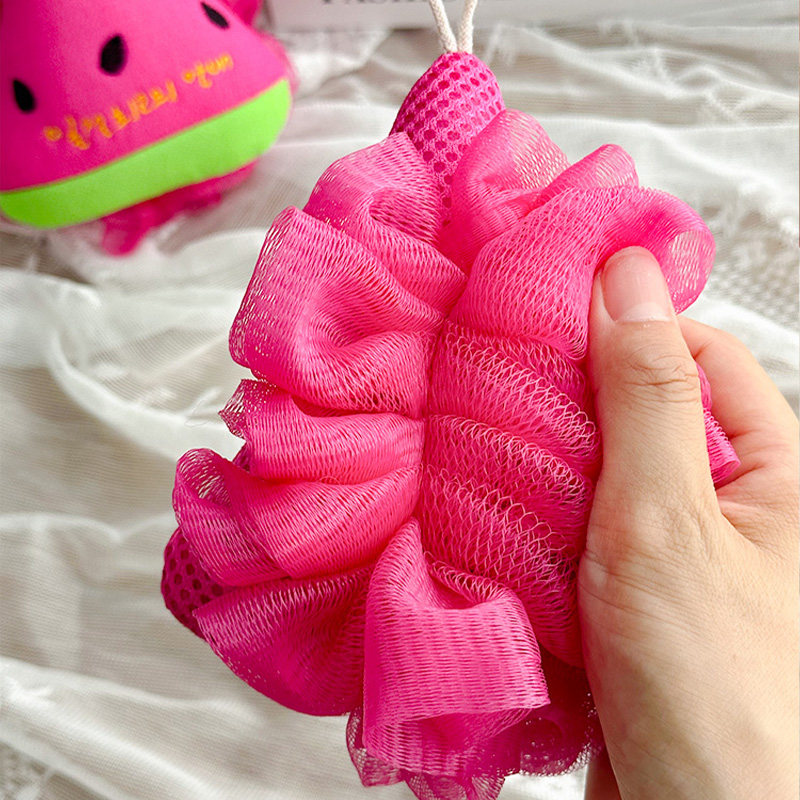 海绵浴花球高档不散花起泡网女家用洗澡神器韩版可爱超柔软沐浴球 - 图1