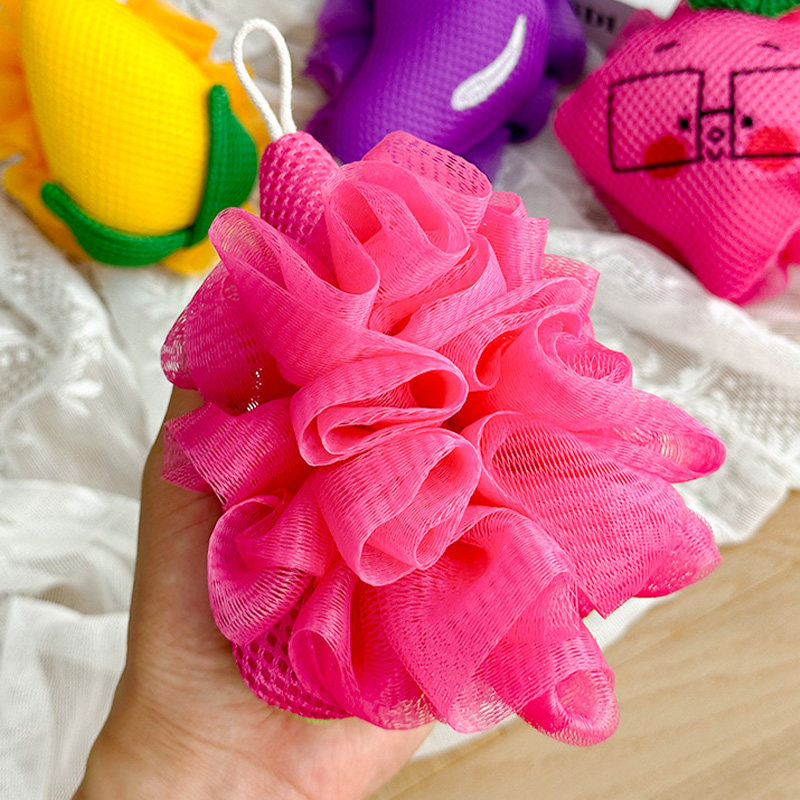 海绵浴花球高档不散花起泡网女家用洗澡神器韩版可爱超柔软沐浴球 - 图2