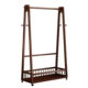 Solid wood floor-standing clothes hanger bedroom home coat rack