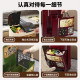 Large capacity household kitchen trash can with lid