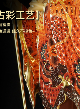 纯铜彩绘地藏王菩萨佛像