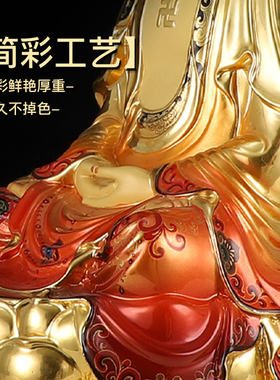 纯铜释迦牟尼佛像摆件家用