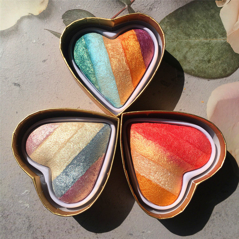 英国makeup revolution爱心心形修容眼影腮红阴影独角兽彩虹高光,淘宝优惠券,粉丝福利购,淘宝优惠卷