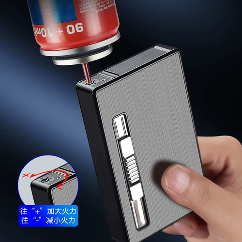 Портсигар, креативная брендовая портативная ультратонкая зажигалка подходит для мужчин и женщин
