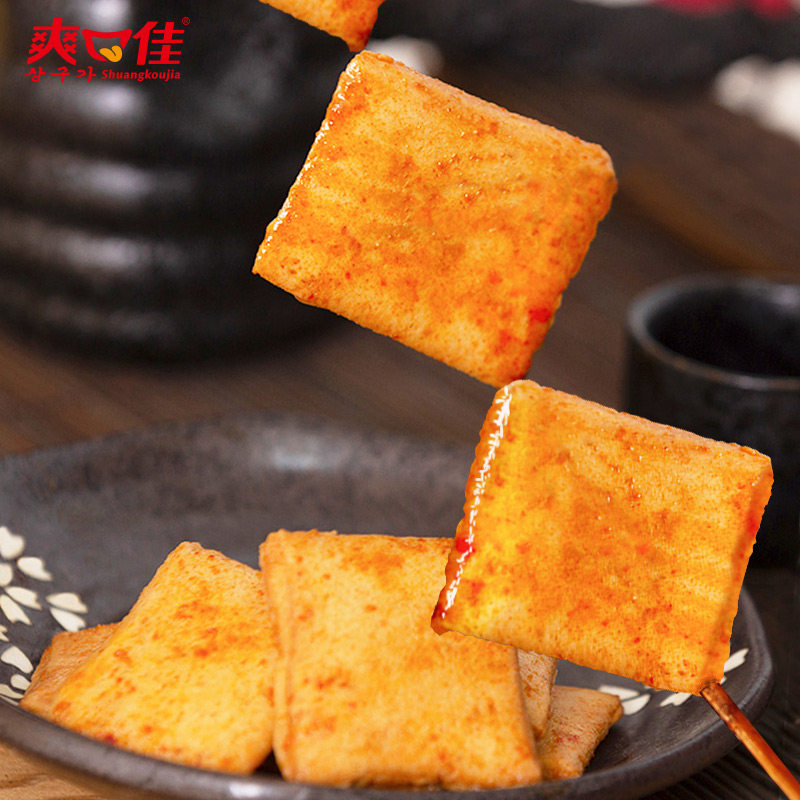 爽口佳鲍汁小包装鲍鱼汁ins鱼豆腐 爽口佳豆腐干