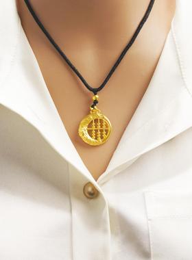 吞金貔貅算盘项链女款可调节