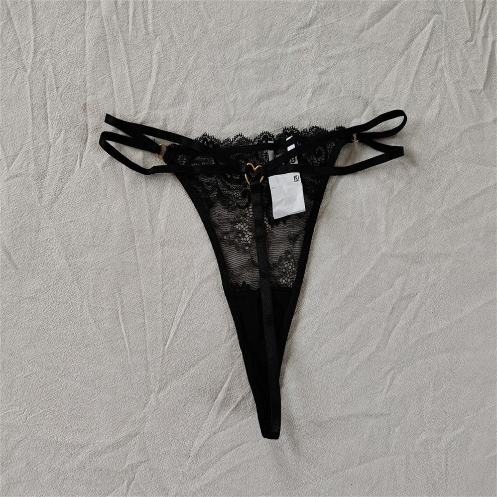 D12-52女式中低腰舒适性感丁字裤T裤黑色蕾丝大码胖MM一根带,淘宝优惠券,粉丝福利购,淘宝优惠卷