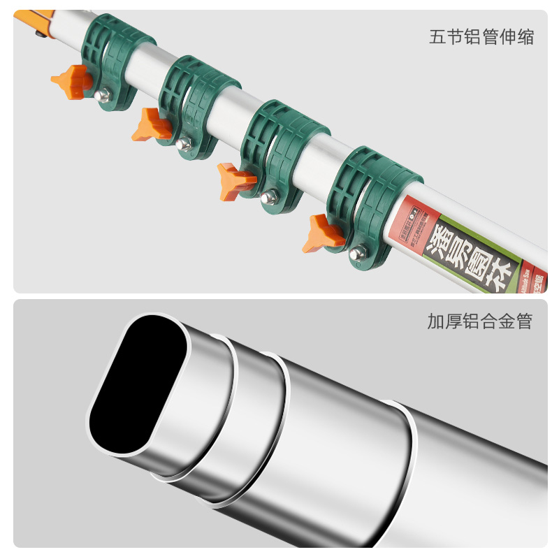 潘易双钩高空锯枝剪伸缩剪园林手工锯高枝锯修剪果树神器修枝锯 - 图2