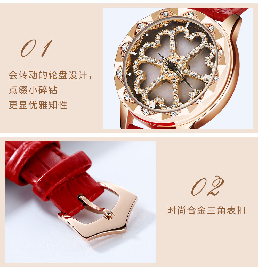 防水簡約網紅潮流時尚石英表 PP 六號時來運轉手表女學生 YJ 抖音同款 防水簡約網紅潮流時尚石英表 PP 六號時來運轉手表女學生 YJ 抖音同款