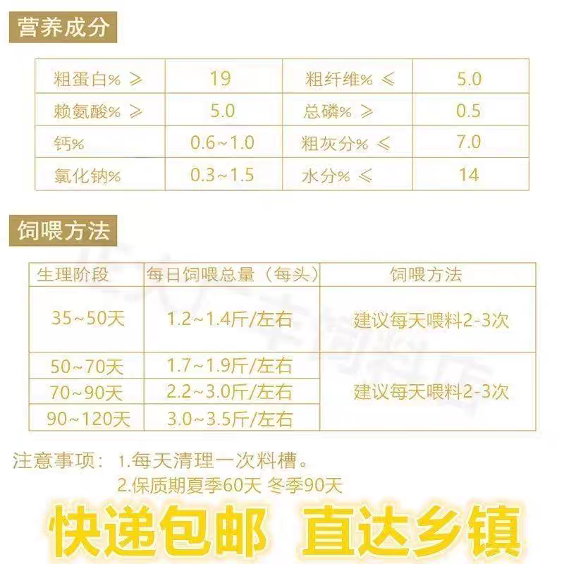 正大乳猪全价配合饲料30~70天小猪开口料代乳宝仔猪断奶颗粒包邮 - 图1