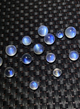 diy冰种月光石发晶绿幽灵散珠