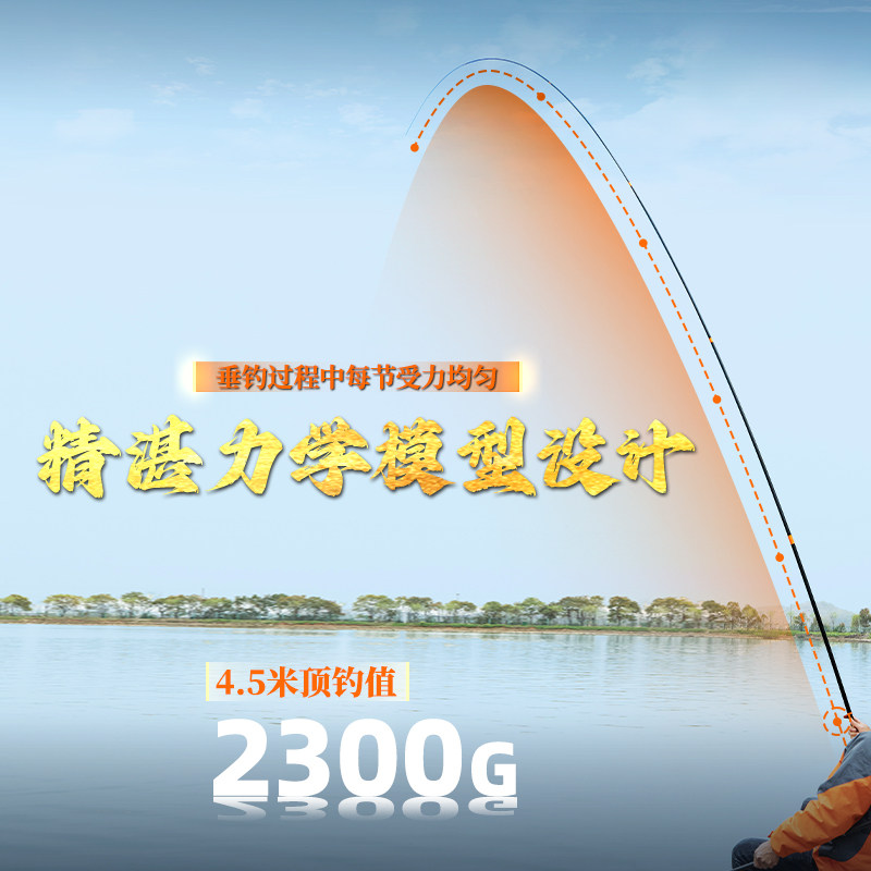 客友金牌三代鱼竿手杆超轻超细鲫鱼竿竞技竿综合竿轻量版野钓竿