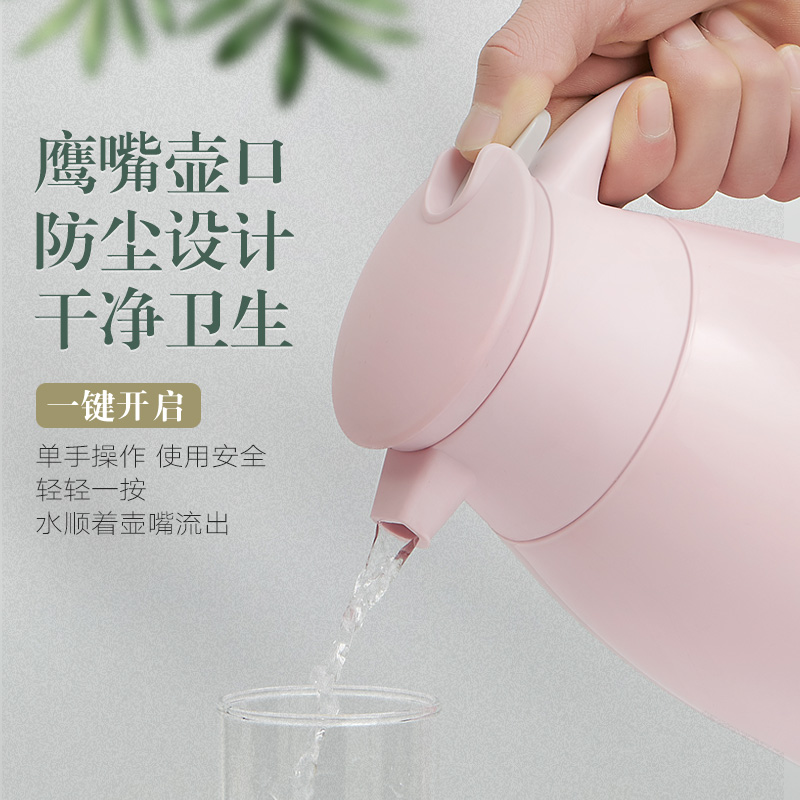 tomoni保温壶家用热水壶暖水壶开水大容量便携学生宿舍保温瓶日本