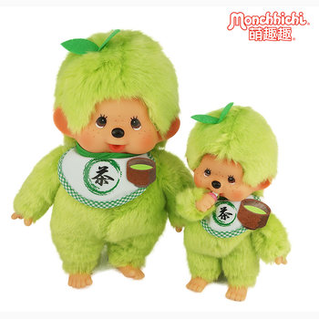 Monchhichi ງາມ doll matcha ສີຂຽວ coin purse ໂທລະສັບມືຖື pendant plush ເຄື່ອງປະດັບ