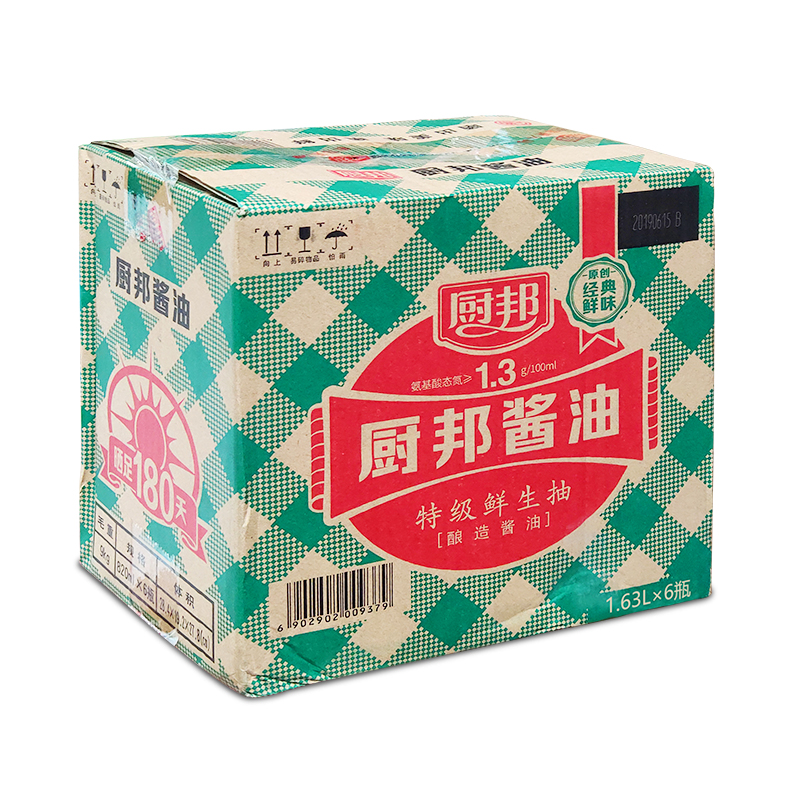 厨邦 特级鲜生抽1.63L*6瓶 一箱餐饮装点蘸佐餐凉拌烹饪蒸鱼炒菜 - 图3