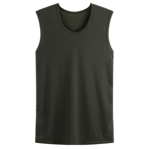 男士运动透气速干背心