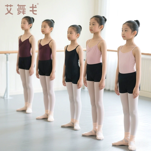 Детские штаны, летние черные шорты, танцующие леггинсы