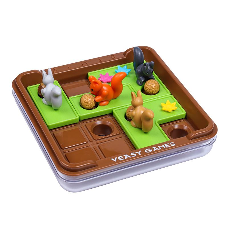 疯狂松鼠儿童桌游专注力训练逻辑思维通关亲子互动智力开发玩具3+ - 图3