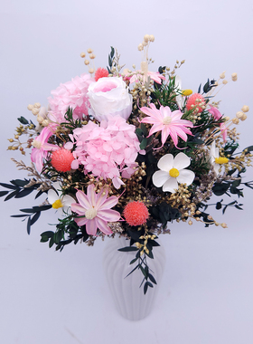 进口奥斯汀永生花干花花束