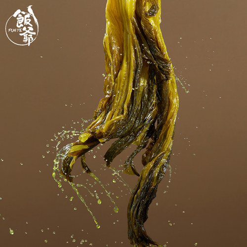 【秒杀】饭爷酸菜180g开味下饭菜拌面即食咸菜方便真空爽口开胃 - 图0