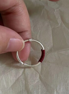 抓钱指手工调节戒指小众设计简约百搭时尚高级感精致食指环配饰