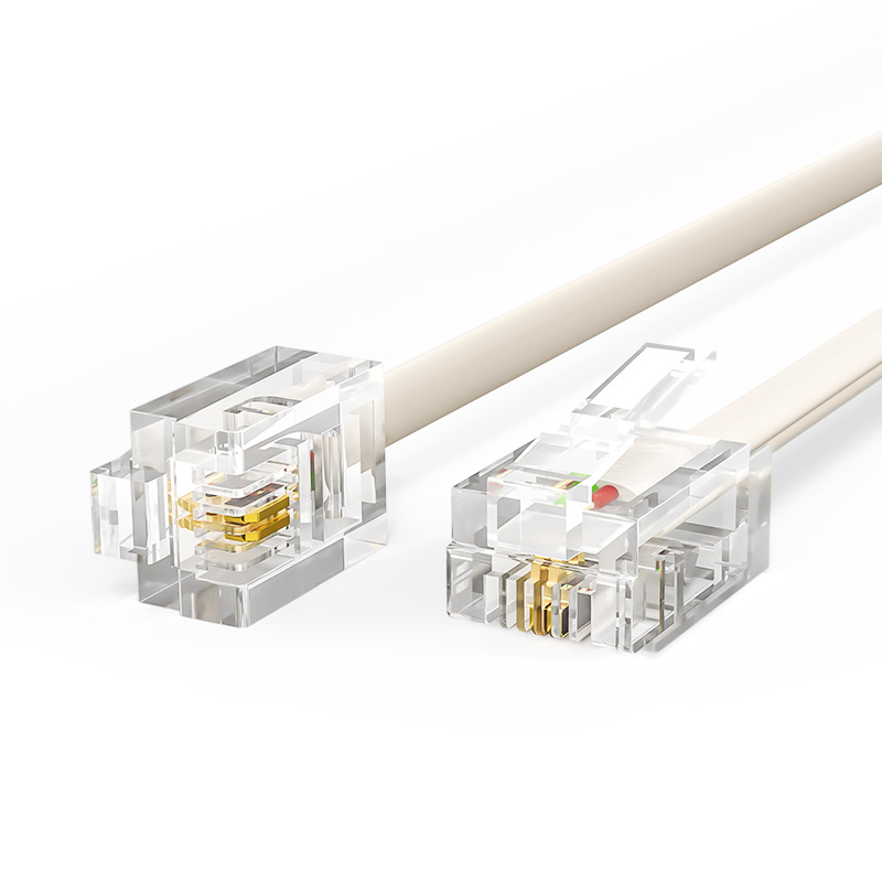 秋叶原Q-102两芯电话线2芯rj11固定电话机座机延长连接线带水晶头 - 图0
