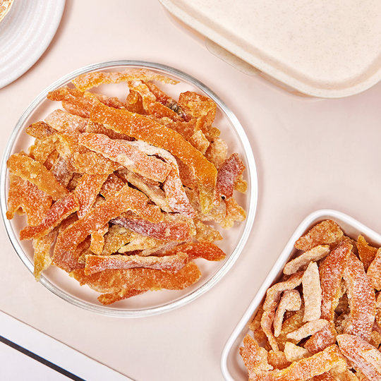 泉利堂盐津陈皮丝158g橘皮干陈皮桔橙皮泡水茶怀旧零食