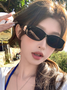 凹造型嘻哈黑色太阳眼镜女