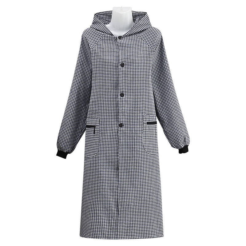 围裙女长袖罩衣加长过膝特长工作服男厨房韩版上班干活耐脏正穿衣,淘宝优惠券,粉丝福利购,淘宝优惠卷