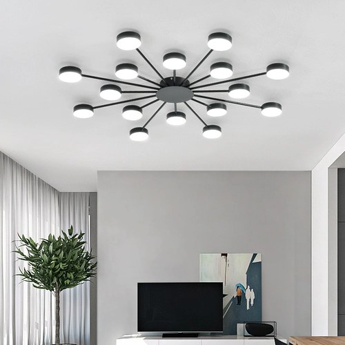 Лампа для гостиной, светодиодный современный и минималистичный потолочный светильник для спальни, легкий роскошный стиль