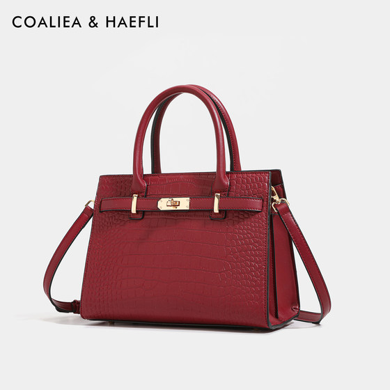 Official website COALIEA&HAEFLI crocodile pattern handbag