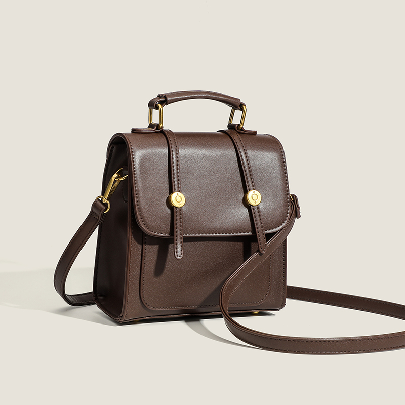 香港代购复古百搭双肩包包女生日礼物2025新款高级质感学生小背包 - 图0