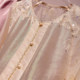 ສະຖານີເອີຣົບ tulle beading ຊັ້ນສູງແບບແຫ່ງຊາດ embroidered jacket ສັ້ນແມ່ຍິງ cuff splicing mulberry ໄຫມໃຫມ່ຈີນເທິງ