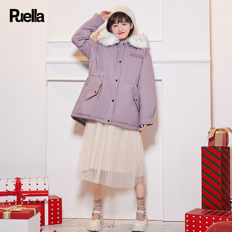 puella拉夏贝尔旗下2022年春棉服 puella短外套