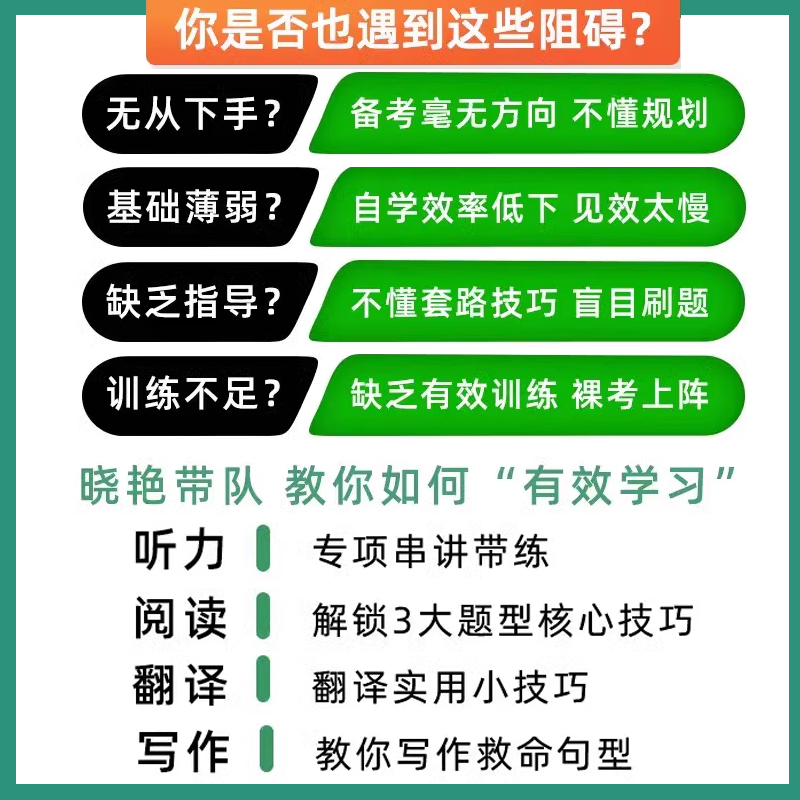 刘晓燕英语四级六级网课2024保命班全程刘晓艳网络课程4级6级单词-图2