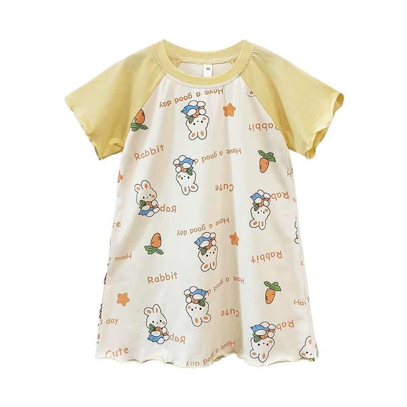 女童睡裙夏款纯棉儿童睡衣裙夏季薄款2025新款公主风女宝宝春夏天,淘宝优惠券,粉丝福利购,淘宝优惠卷