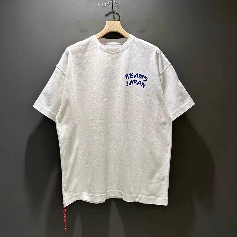 BEAMS JAPAN 24SS Original Collection日产龙年印花红绳短袖T恤-图1