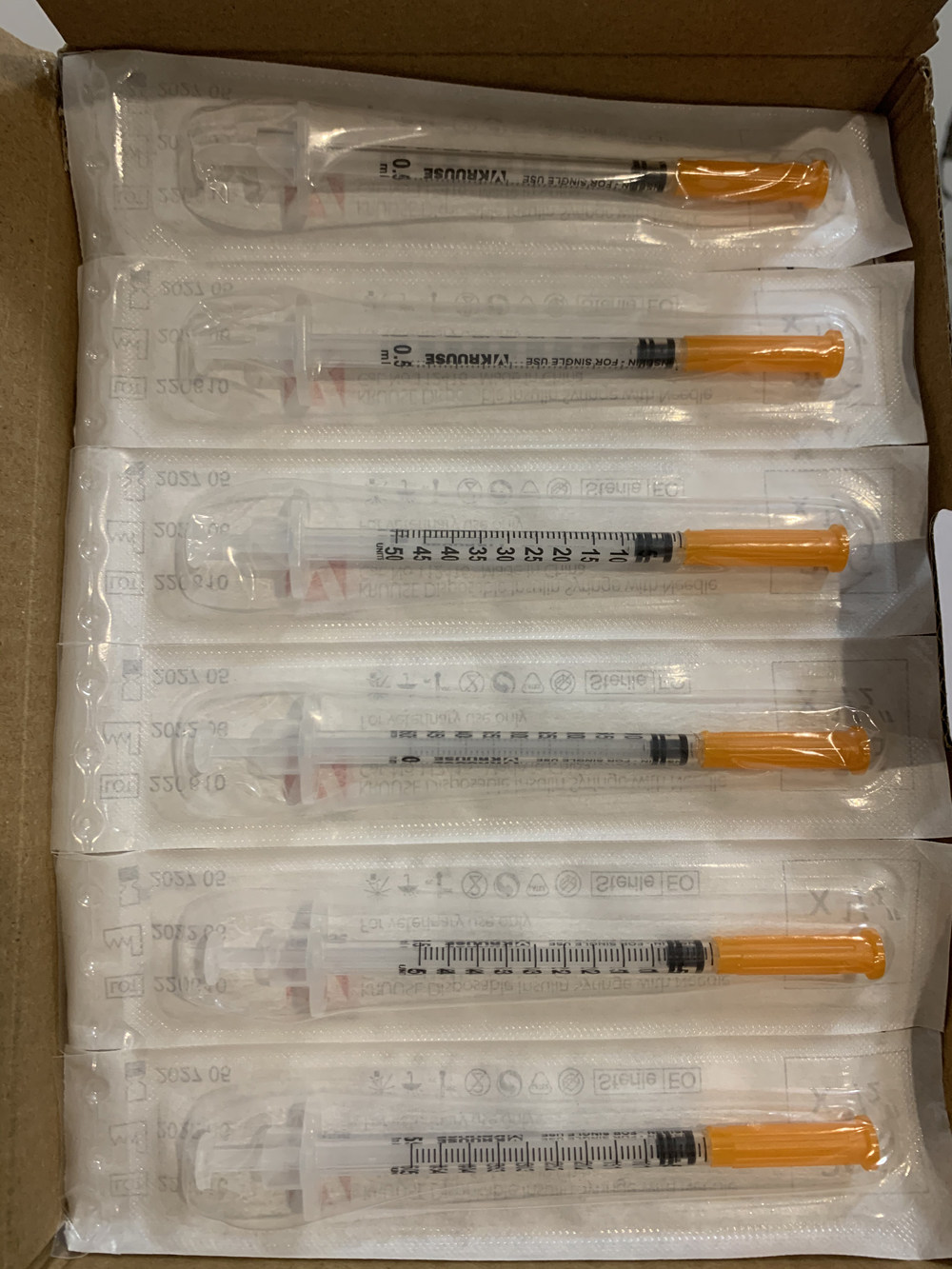 古氏胰岛素注射器29G丹麦进口0.5ml一次性兽用50U微量注射器宠物,淘宝优惠券,粉丝福利购,淘宝优惠卷