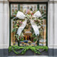 High-end light luxury store window simulation plant landscaping