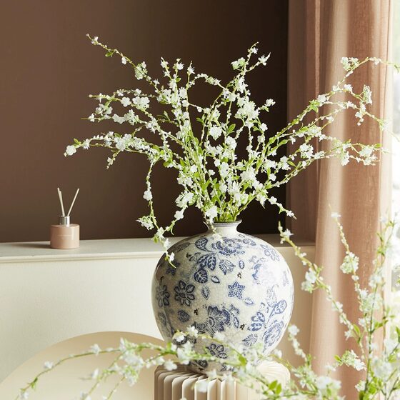 High simulation snow willow ins decoration Nordic living room ornaments
