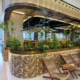 Simulated plant aisle landscape layout