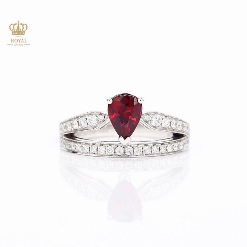 royal红宝石女18k金鸽血红戒指 ROYAL JEWELRY皇家珠宝首饰高级私人定制宝石专家戒指/指环