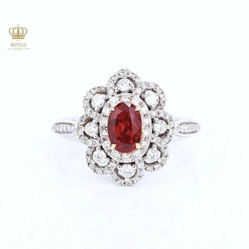 royal红宝石女18k金鸽血红戒指 ROYAL JEWELRY皇家珠宝首饰高级私人定制宝石专家戒指/指环