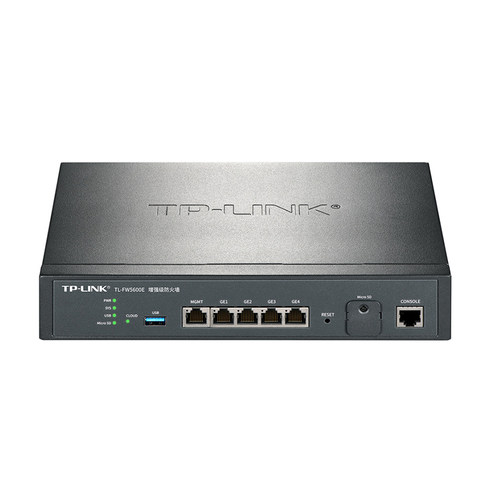 普联TP-LINK TL-FW5600E增强级防火墙全千兆5网口三层路由器网关网桥NAT上网行为管理反病毒入侵防御攻击防护 - 图2