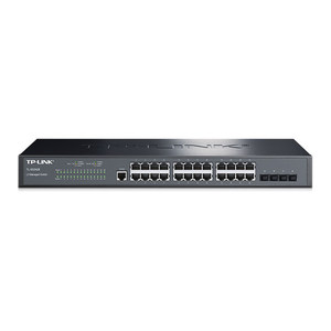 普联TP-LINK TL-SG5428全千兆三层交换机24口电4光网管云管理IPV6网络监控核心层端口汇聚环网DHCP服务器VLAN