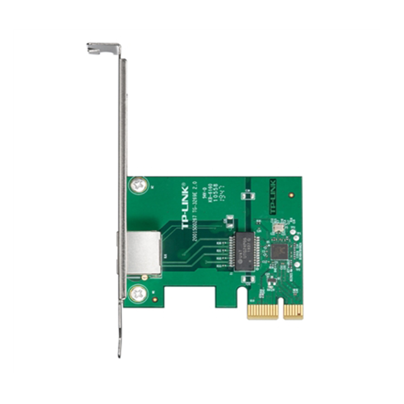 TP-LINK TG-3269E 全千兆有线PCI-E网卡台式机RJ45网络接口转换器10/100/1000Mbps自适应PCI Express接口内置 - 图0