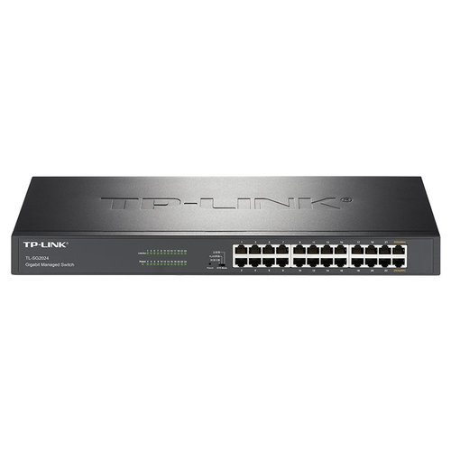 普联TP-LINK TL-SG2024全千兆24口交换机Web网管远程云管理ERPS环网接入层端口汇聚限速镜像VLAN带挂耳机架式 - 图2