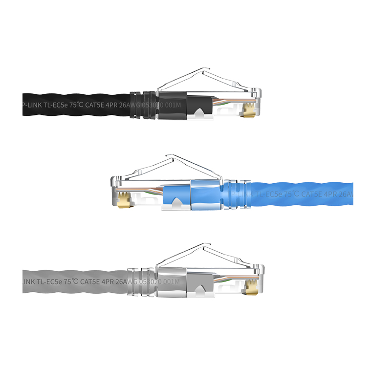 TP-LINK TL-EC5e超五类网线非屏蔽多股8芯双绞无氧铜高速千兆成品网络跳线家用办公室组网连接线抗拉阻燃镀金 - 图0