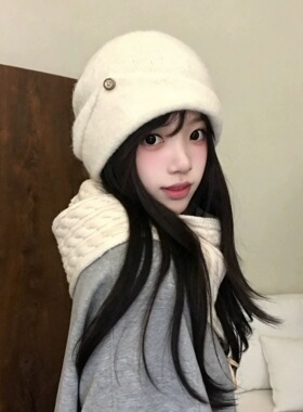 【大弹力简约针织包头帽】堆堆帽新款百搭显脸小休闲女款个性秋冬