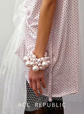 小众设计感重工珍珠手链